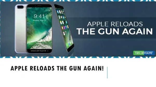 Apple reloads the gun again