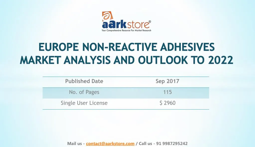 europe non reactive adhesives market analysis