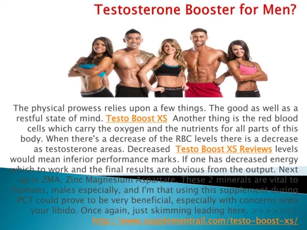 Testo Boost XS Reviews : Legit Muscle Growth Stack!