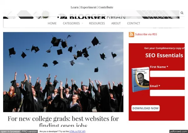 For new college grads: best websites for finding open jobs