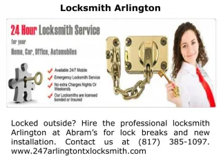 Arlington Locksmiths - slide 1