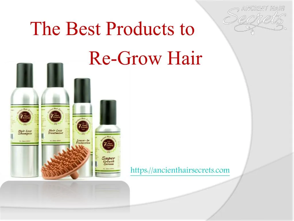 the best products to re grow hair
