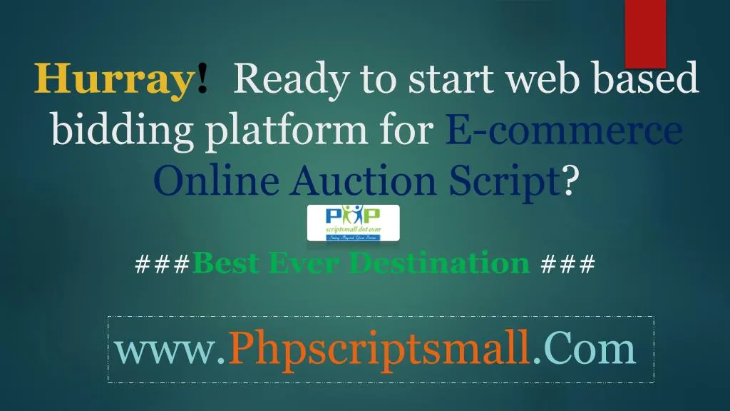 hurray ready to start web based bidding platform for e commerce online auction script