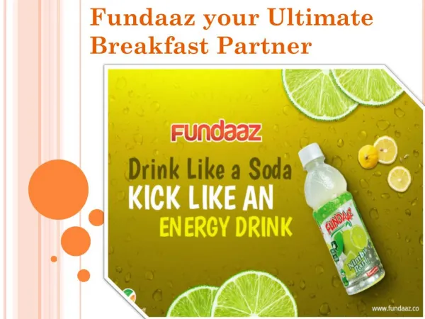 Fundaaz your Ultimate Breakfast Partner