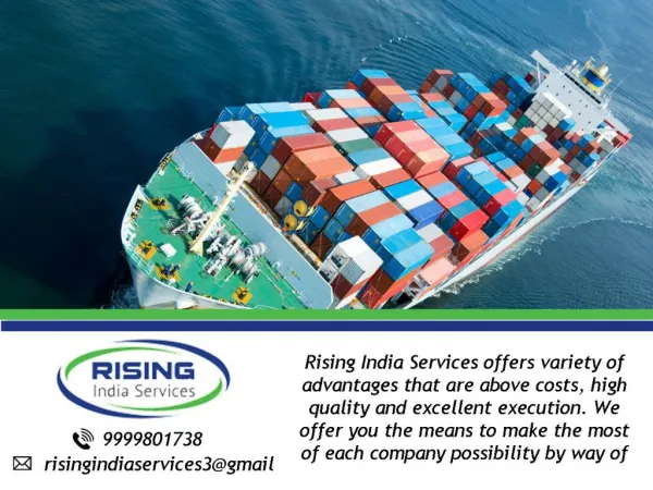 Top India Export Products By Rising India Services