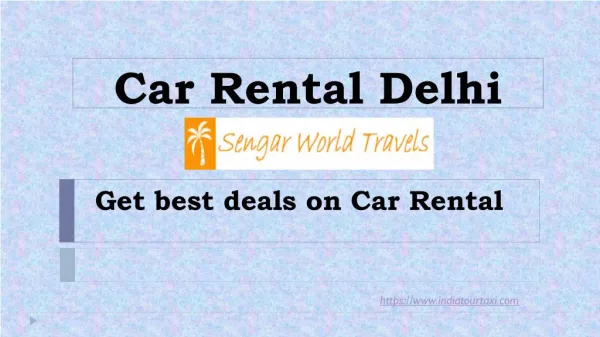 Tourist Car Rent in Delhi - Delhi Sightseeing Tour