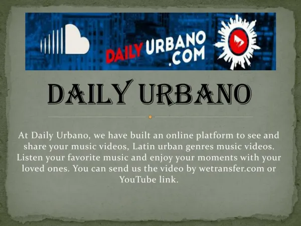 Latin Urban Genres Music Videos - Daily Urbano