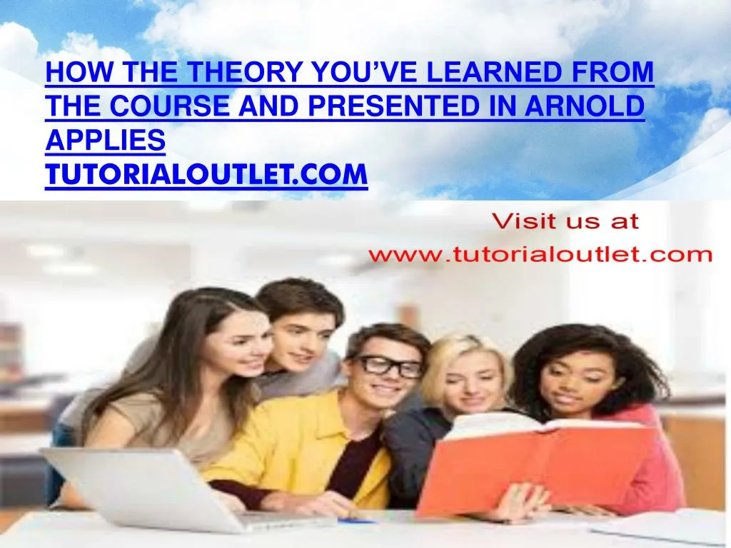 how the theory you ve learned from the course and presented in arnold applies tutorialoutlet com