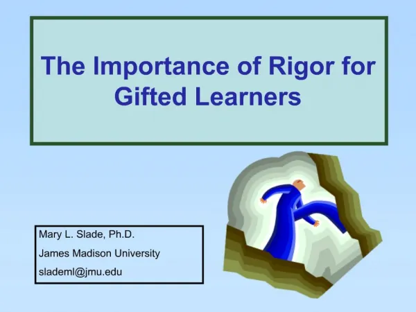 The Importance of Rigor for Gifted Learners