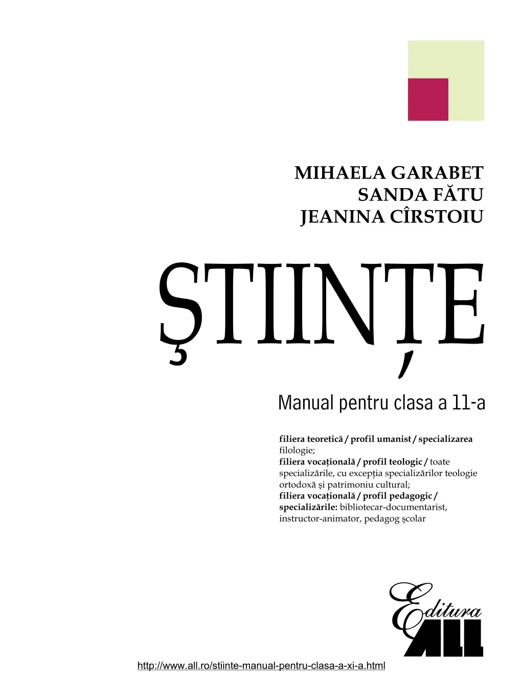 http www all ro stiinte manual pentru clasa