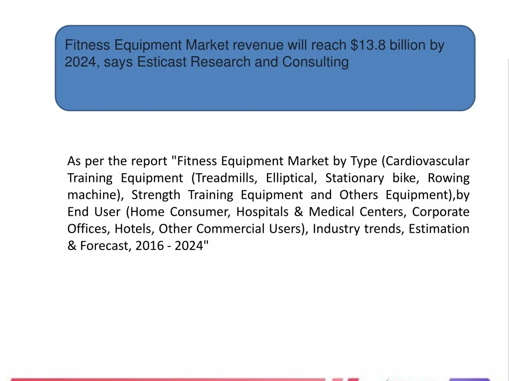 fitness equipment market revenue will reach