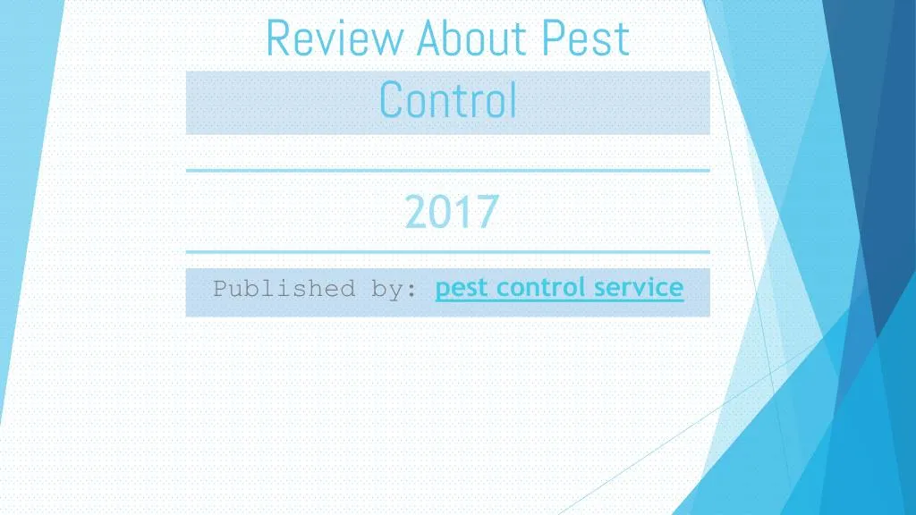 review about pest control