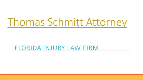 Looking For Thomas Schmitt Attorney