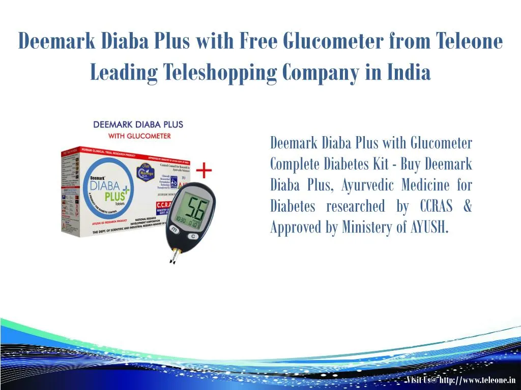 deemark diaba plus with glucometer complete