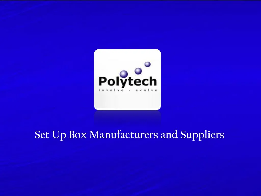 set up box manufacturers and suppliers