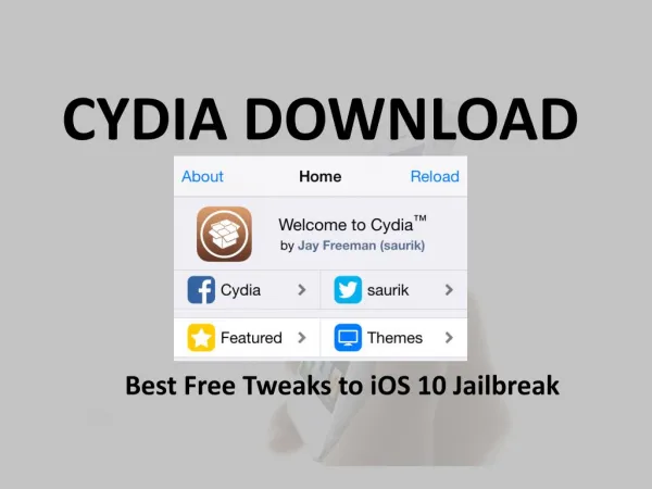 Cydia Download- Free Tweak Updates