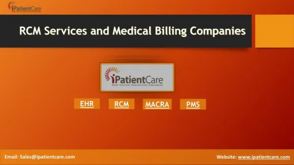 RCM Services and Medical Billing Companies