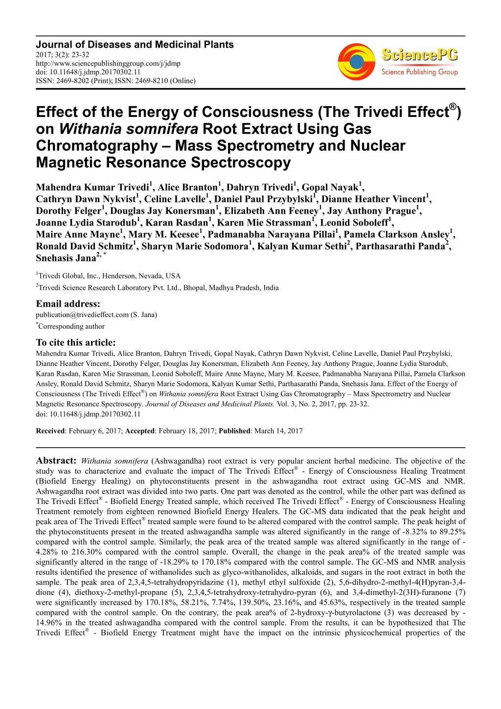 journal of diseases and medicinal plants 2017