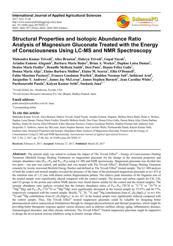 international journal of applied agricultural