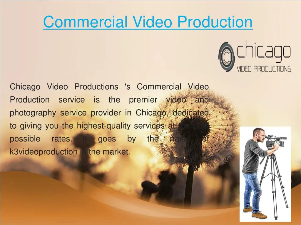 commercial video production