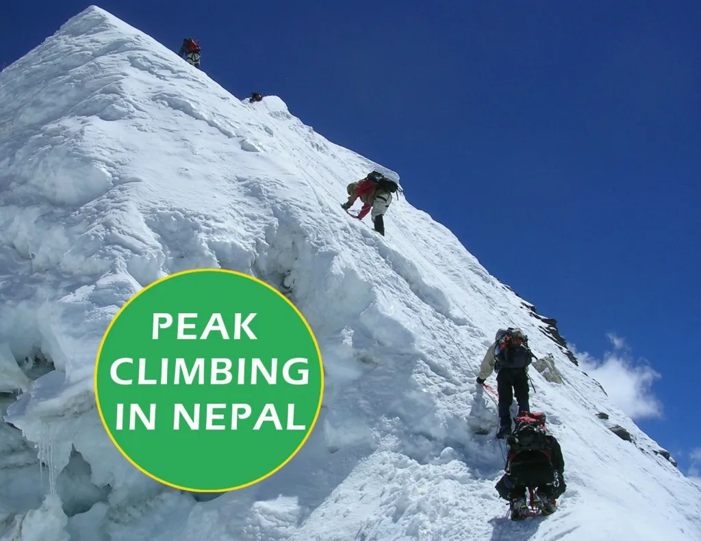 peak climbing in nepal