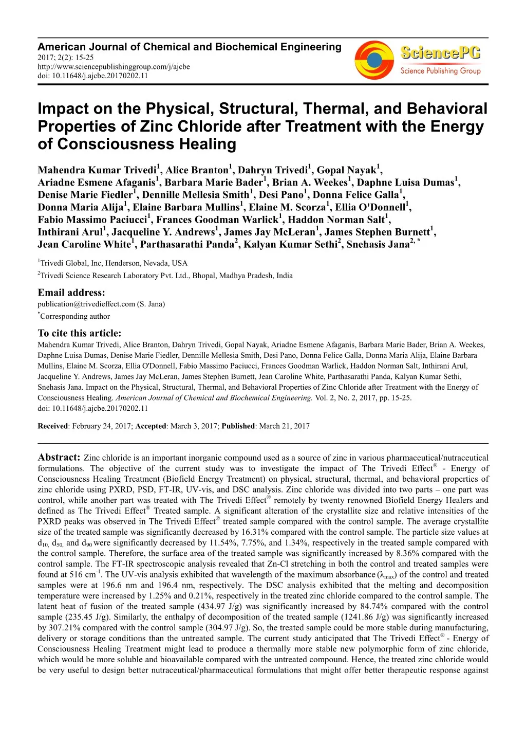 american journal of chemical and biochemical