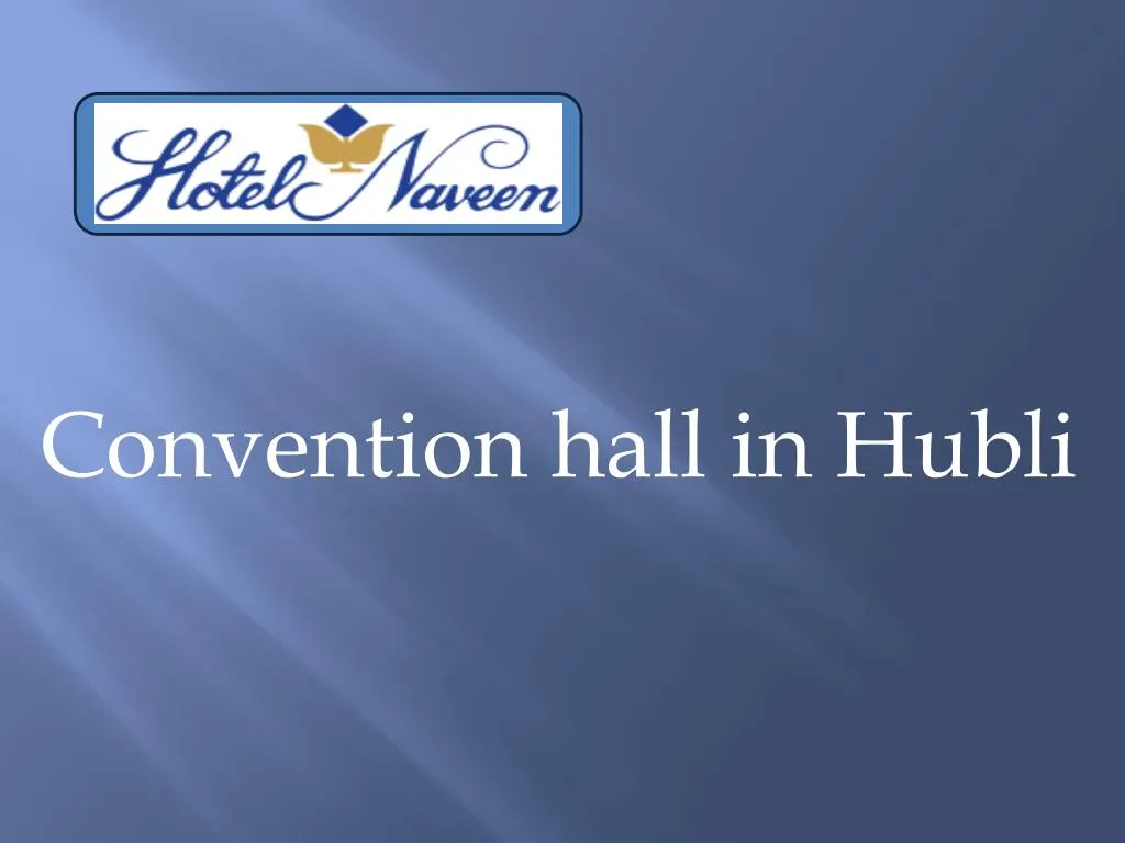 convention hall in hubli