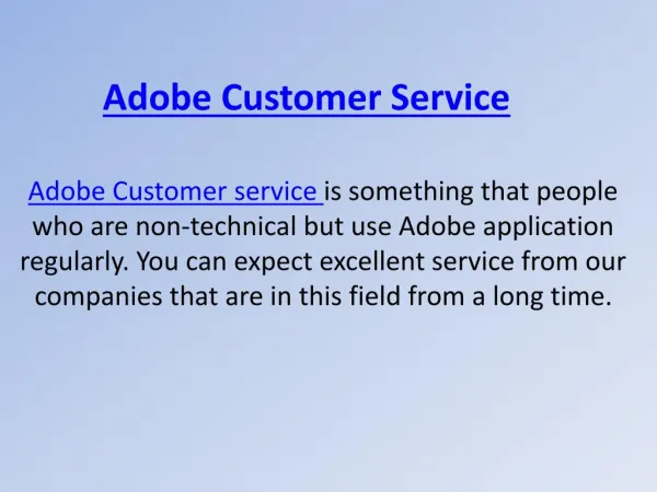 Adobe Customer Care Service Number @1833-557-3555