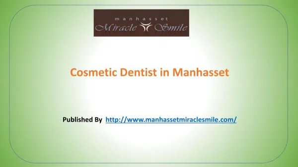 Cosmetic Dentist in Manhasset