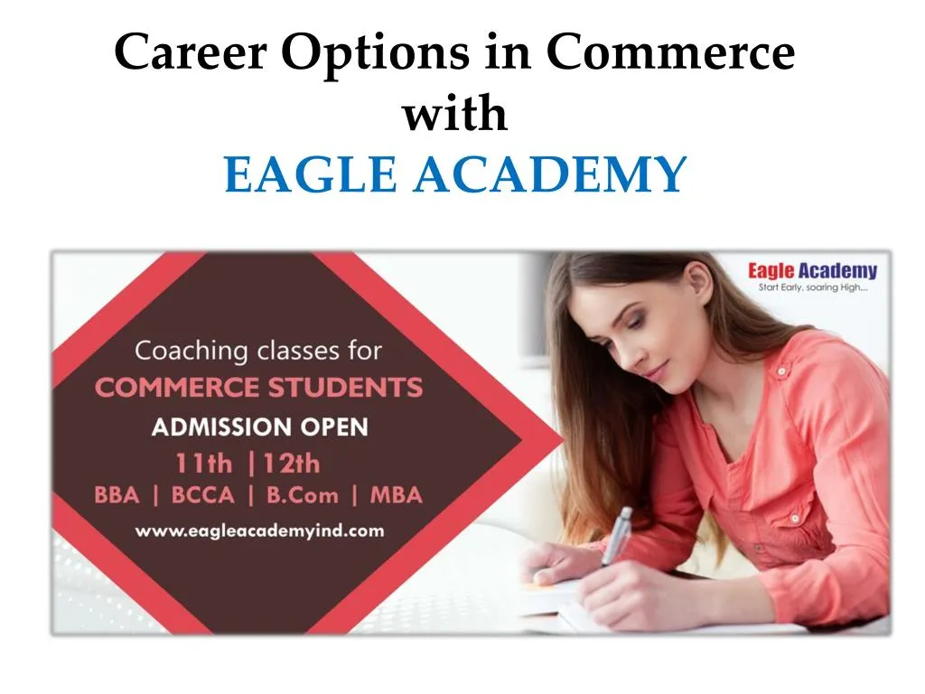 career options in commerce with eagle academy