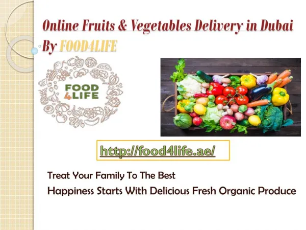 Fresh Organic Fruits and Vegetables Delivery Service