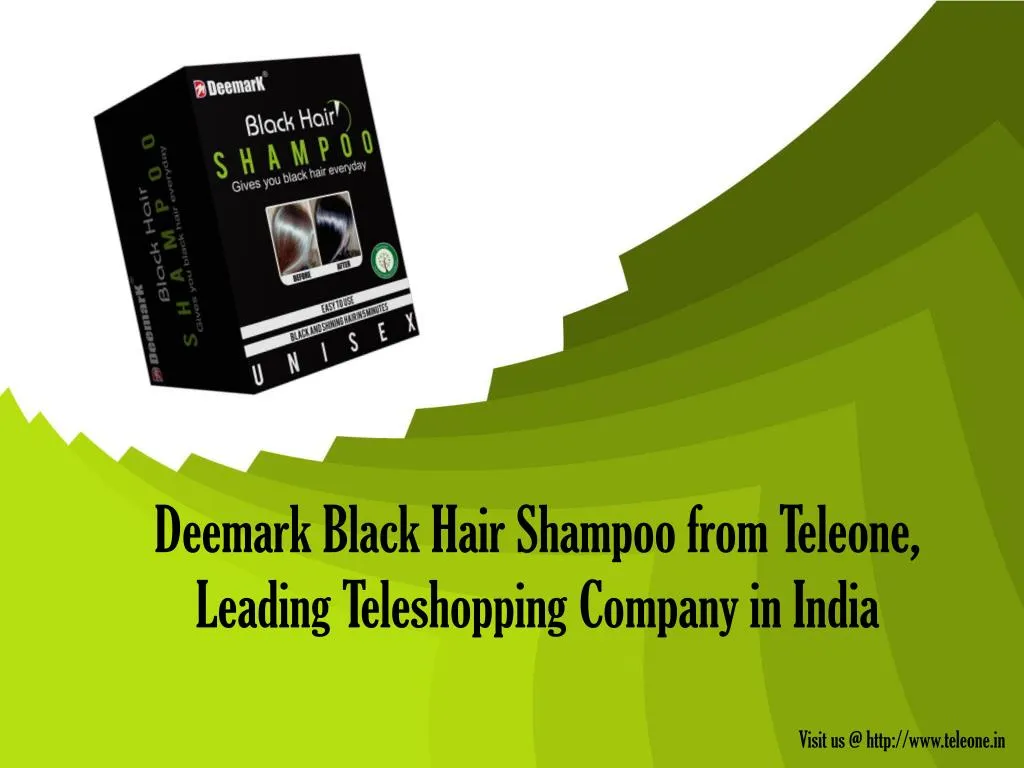 deemark black hair shampoo from teleone leading teleshopping company in india