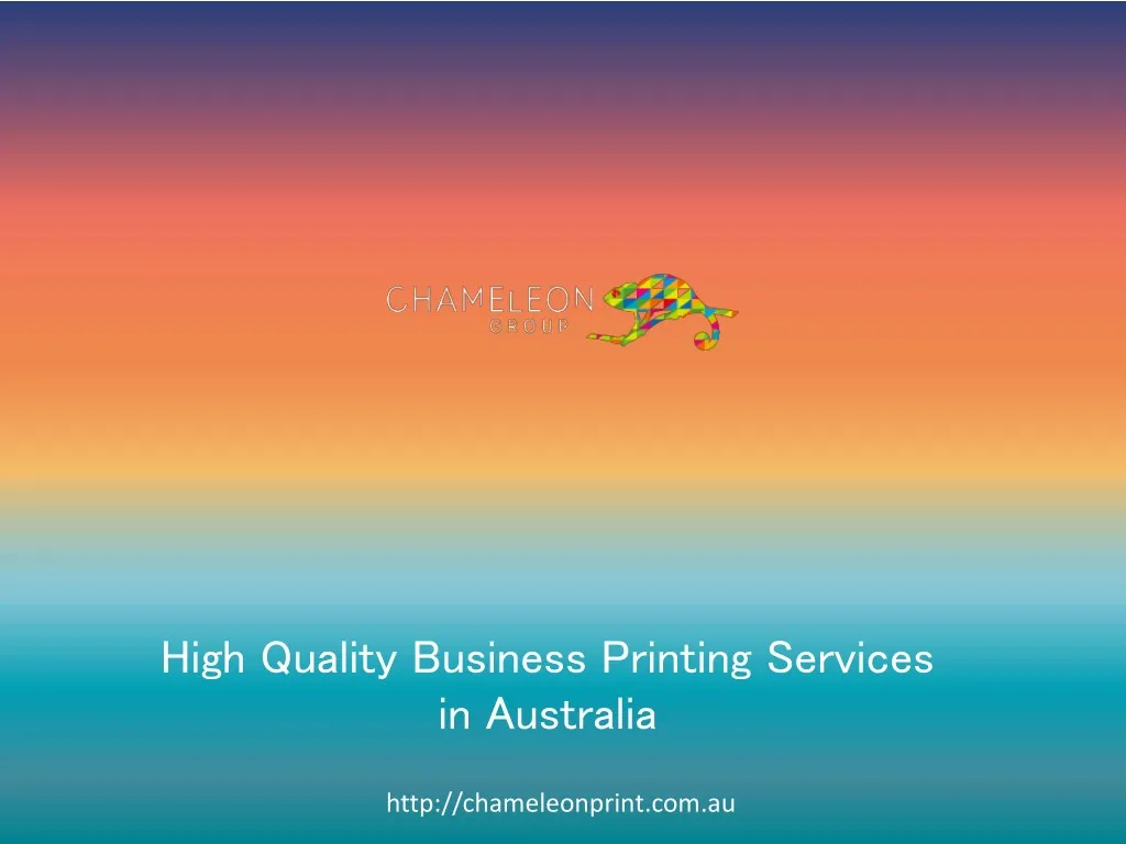 high quality business printing services