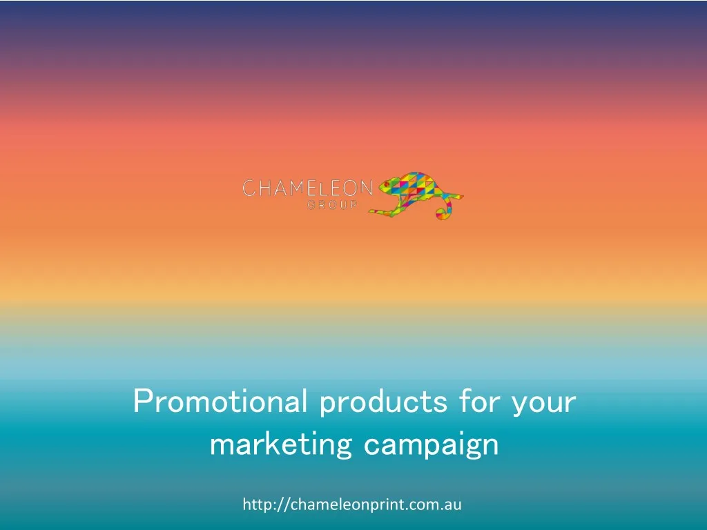 promotional products for your marketing campaign