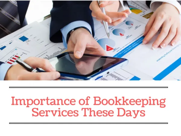 Importance of Bookkeeping For a Small Business