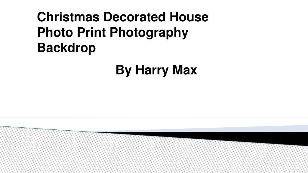 christmas decorated house photo print photography