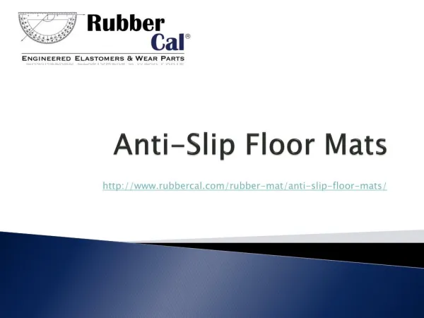 Anti-Slip Floor Mats
