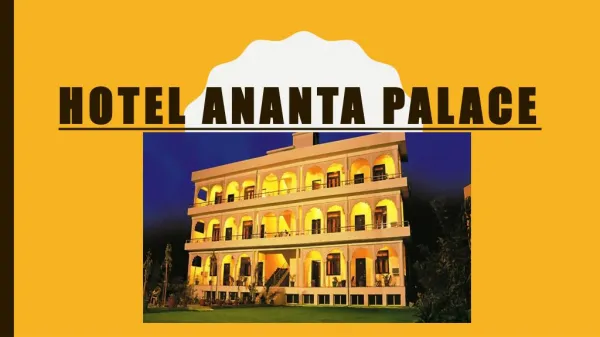 hotel ananta palace