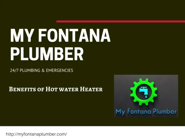 Convenient Plumbing Services in Fontana