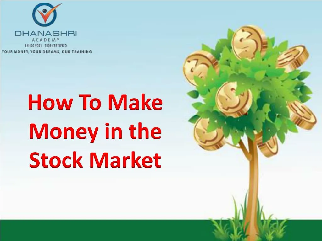 how to make money in the stock market