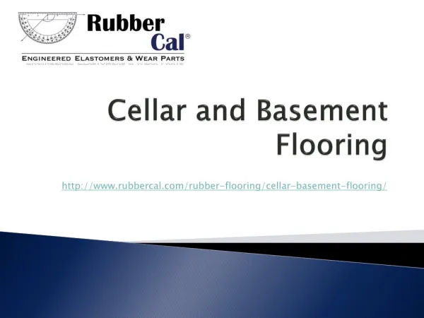 Cellar and Basement Flooring