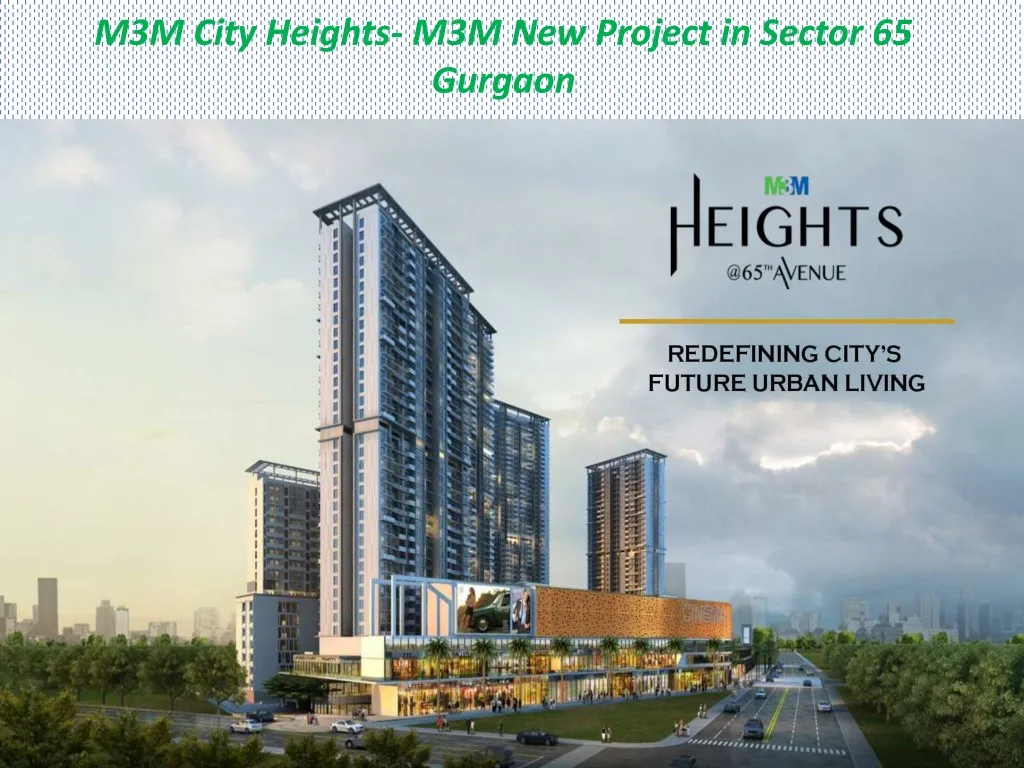 m3m city heights m3m new project in sector