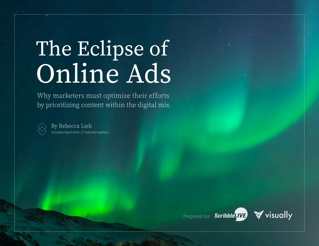 the eclipse of online ads why marketers must
