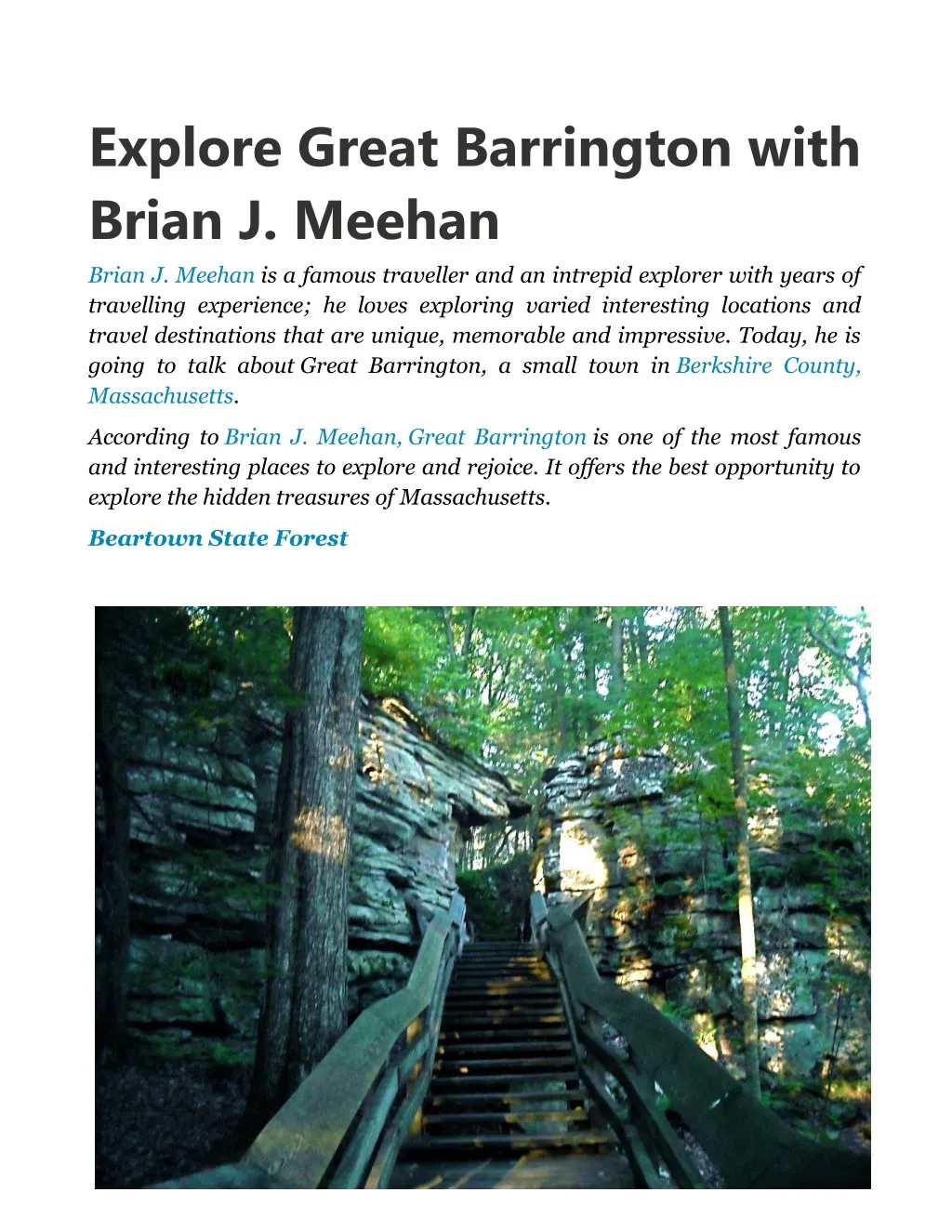 explore great barrington with brian j meehan