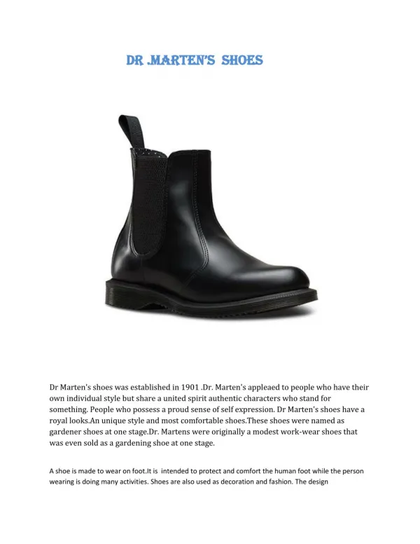 Dr Martens Boots Online