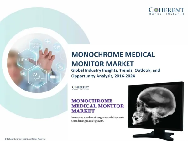 Monochrome Medical Monitor Market - Industry Analysis, Size, Share, Growth, Trends and Forecast to 2024