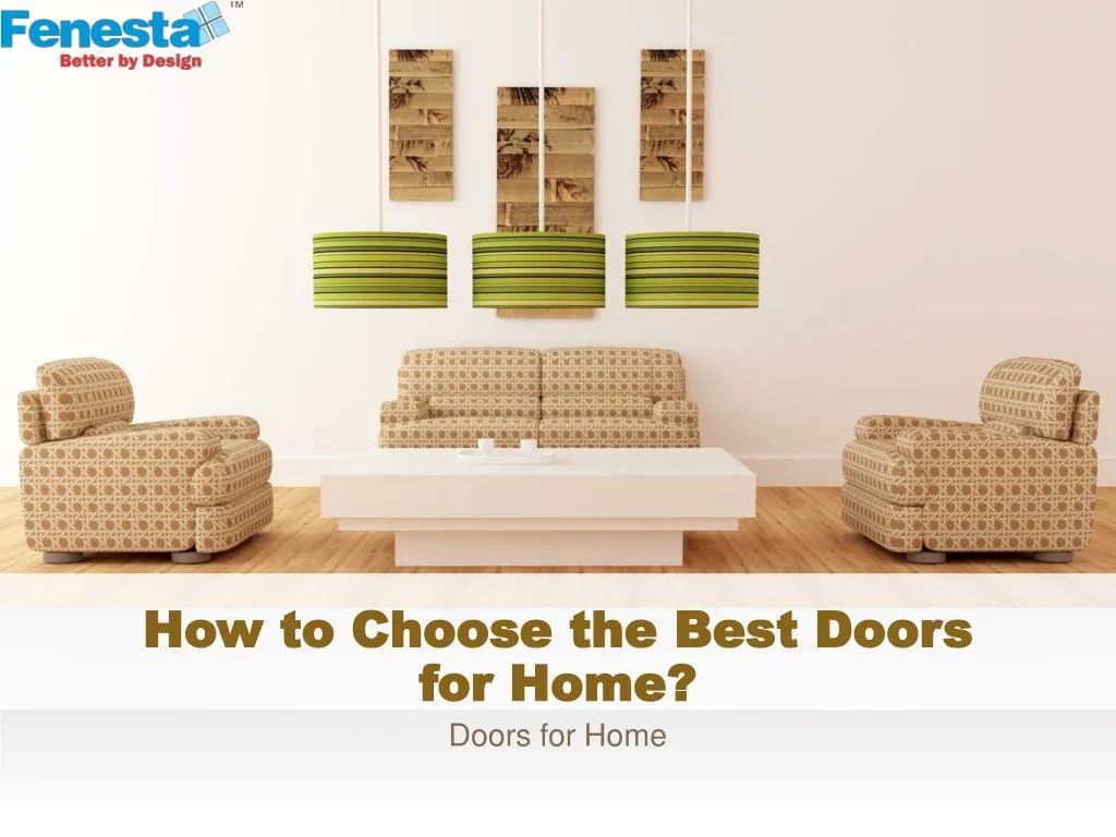 how to choose the best doors for home