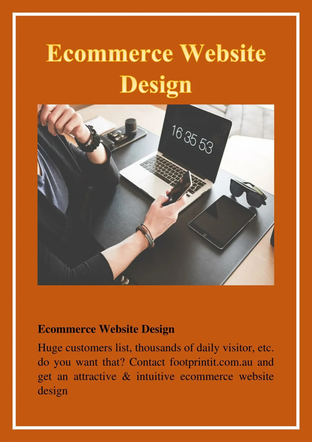 ecommerce website design huge customers list