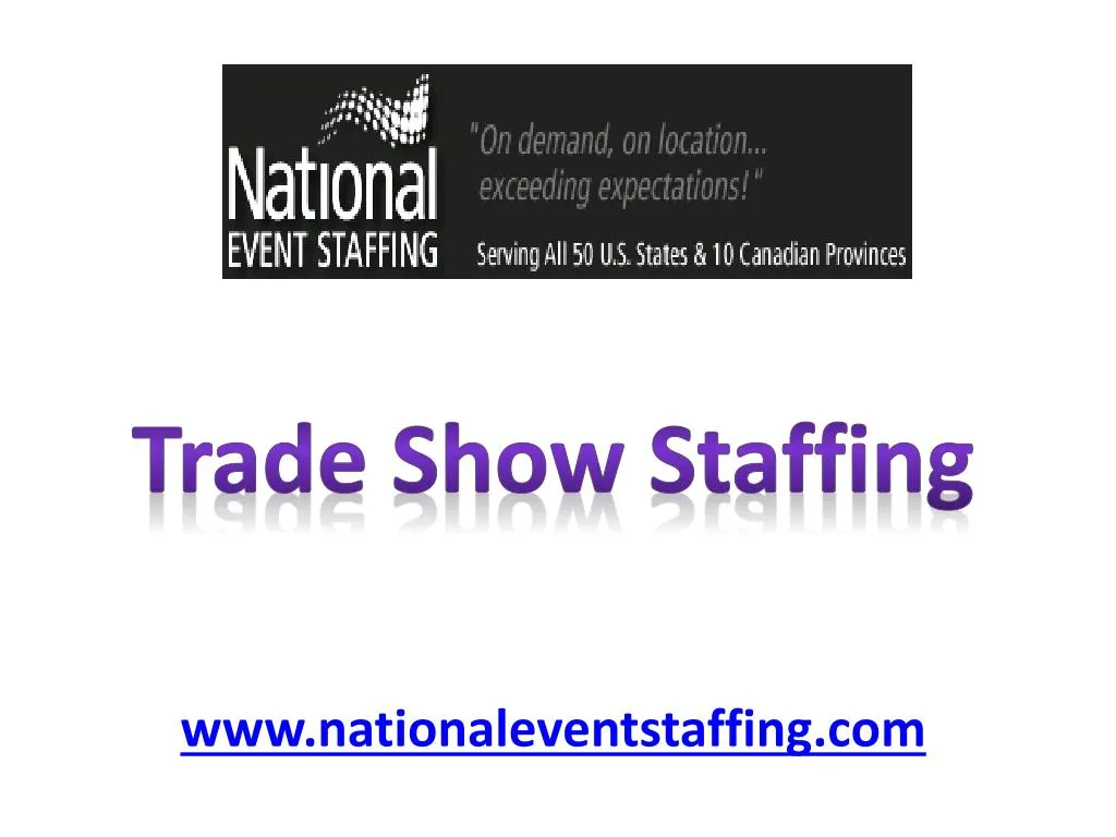 trade show staffing