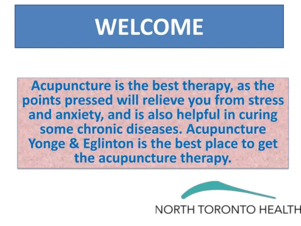 Acupuncture Yonge & Eglinton